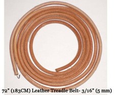 3 PCS. 72" LEATHER BELT SINGER TREADLE SEWING MACHINE - 3/16" 5mm 