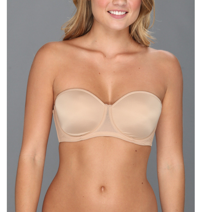 Le Mystere Natural Soiree Full Fit Strapless Bra L38604 Womens