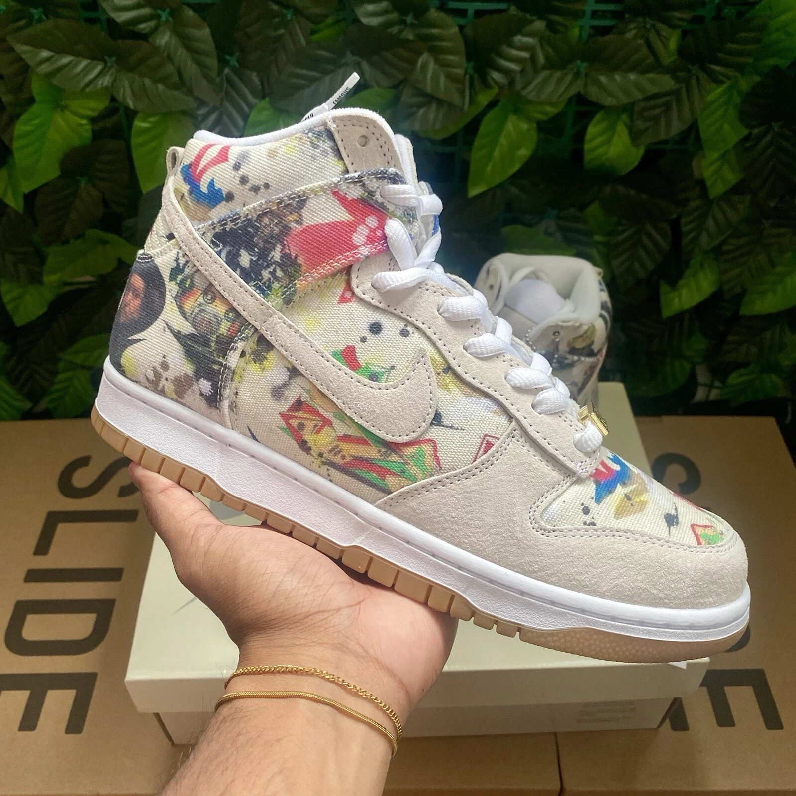 Dunk High SB Supreme Rammellzee UK8   Livraison gratuite ✅