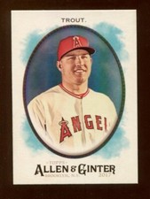 2017 Topps Allen & Ginter Hot Box Foil #10 Mike Trout ⚾