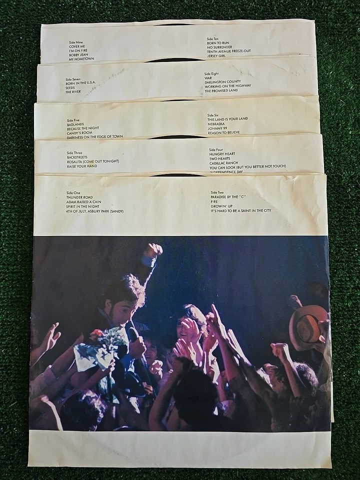 Bruce Springsteen  & The E Street  Band Live /1975-85 Box Set 5 LPs + Booklet - Image 4 of 4