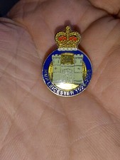 HMP Leicester Tie Pin Badge Queens Crown Variant 1928-2008 
