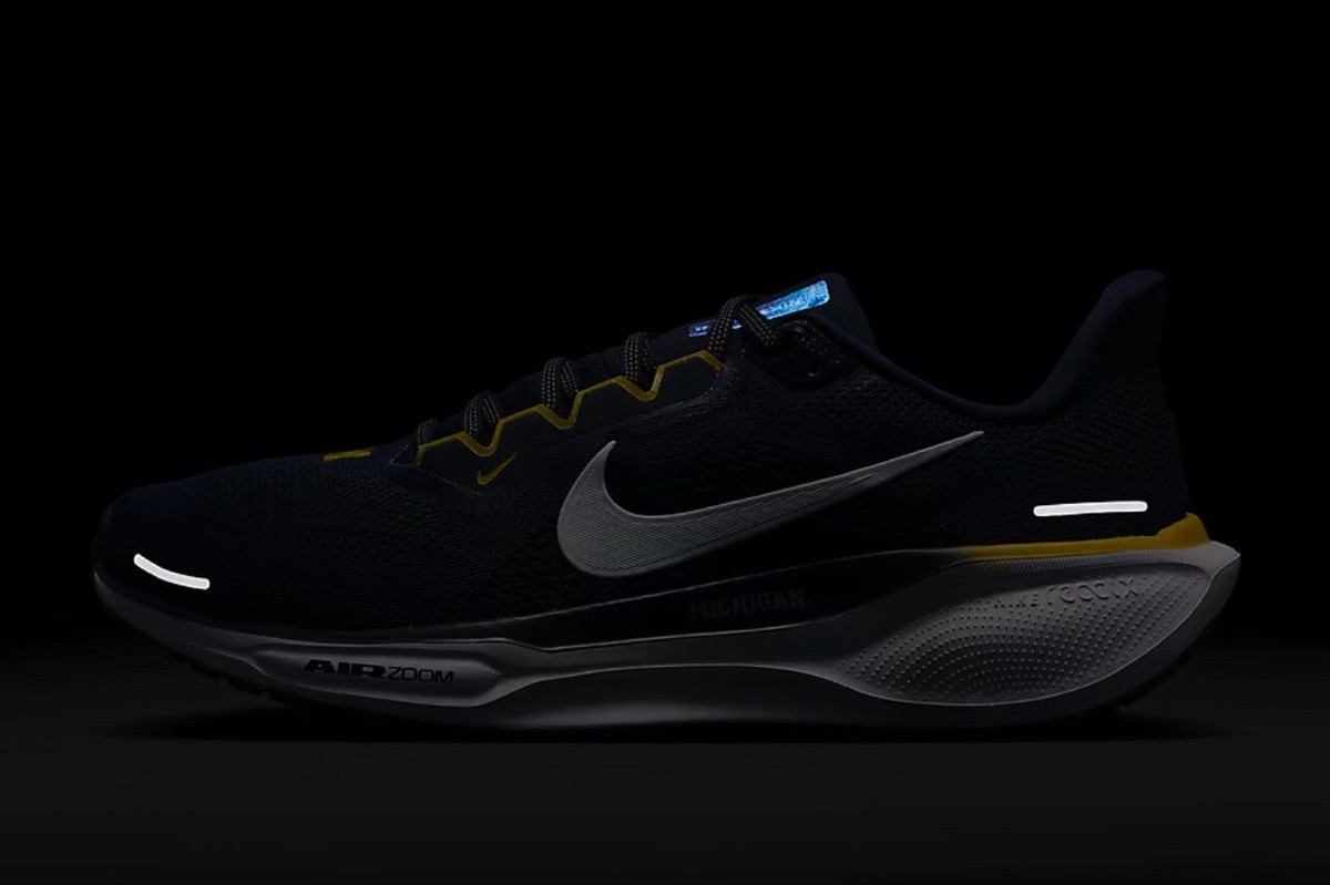 Nike Pegasus 41 Michigan Wolverines Men Size 8 Running Shoes FZ5128-400 FZ5128-400 Men main image 3