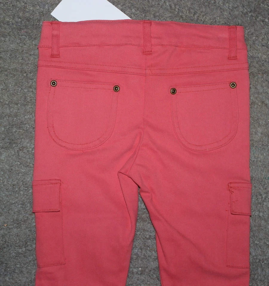 Persnickety Girls Coral Skinny Capri Pants - Size 12 - NWT - Image 3 of 4