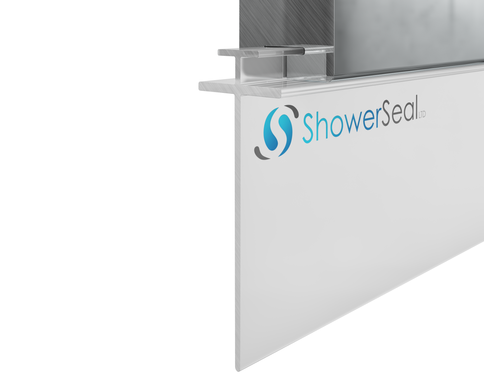 T PROFILE CHANNEL SHOWER SEAL FOR FRAMED SCREENS STRAIGHT FOLDING IN 7