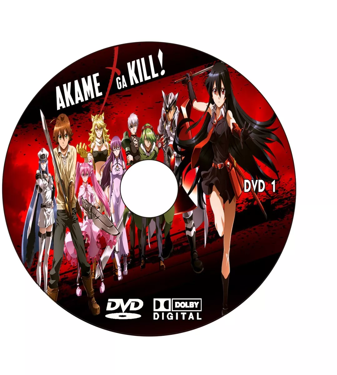 ANIME, AKAME GA KILL, 1-24 EPISODES, 3 DVD, ENG/AUDIO, 1 BOX