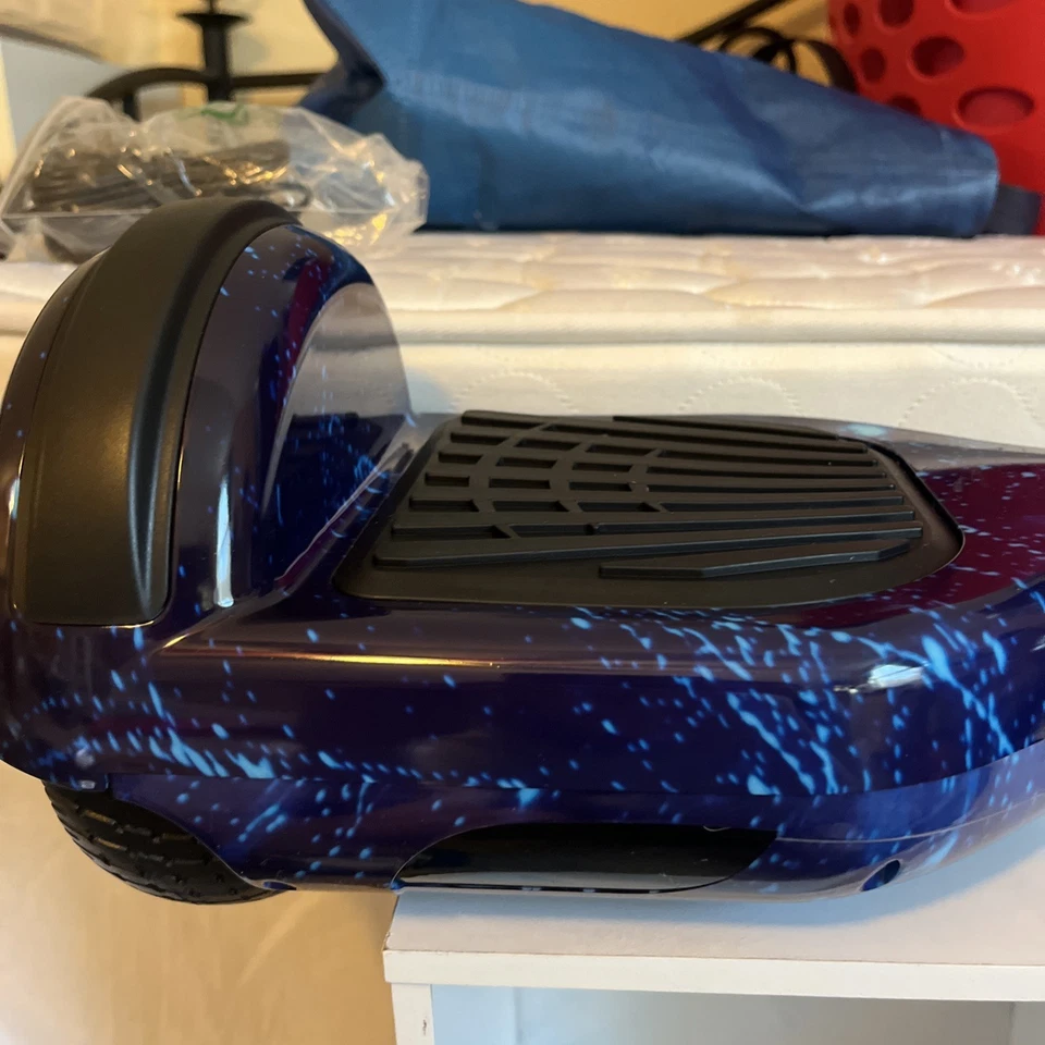 Scooter autoequilibrado, Galaxy Blue Sky Themed HY-A02, 6,5 pulgadas Foto 2 de 4