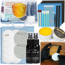 Card Care Clean Kit, Card Cleaning and Polishing Restoration with Plastic Case,