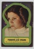 1977 Star Wars Stickers Princess Leia Organa #2 0i5i