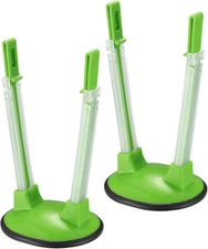 2 Pcs Freezer Bag Holder Stand, Food Storage Holders, Adjustable Plastic... 