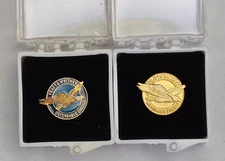Pratt & Whitney “Dependable Engines” pins / tie tacks SET OF 2