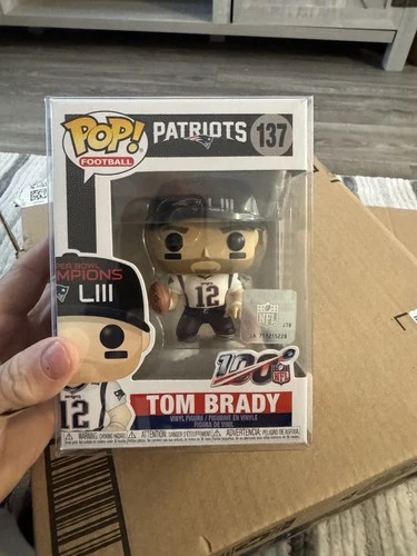 Funko Pop! New England Patriots Tom Brady Super Bowl LIII 137 Vaulted New