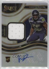 2020 Panini Select Rookie Signature Memorabilia 12/199 Jordyn Brooks Auto 0zs1