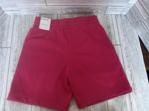 Nike Sportswear Club Fleece Kids Shorts Aster Pink/White Youth XS- New with Tags - Picture 2 of 3