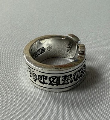 Chrome Hearts Sterling Silver 925 Band Ring 2005 | eBay