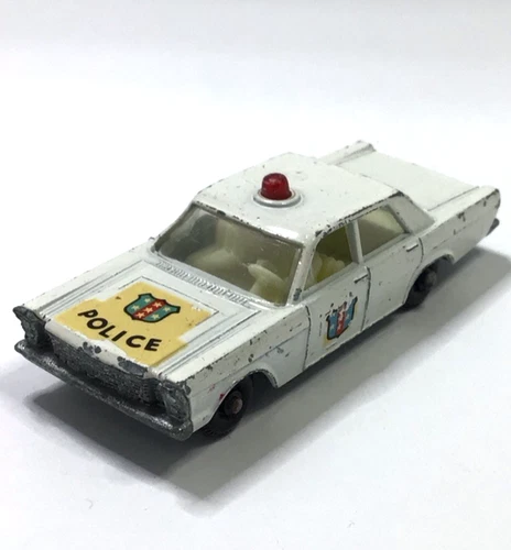 VINTAGE MATCHBOX LESNEY FORD GALAXIE POLICE CAR NO 55/59 DIECAST MADE IN ENGLAND