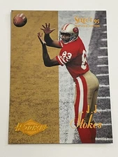 1995 Select Certified Football #133 - J.J. Stokes RC - San Francisco 49ers