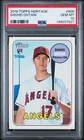 146037527 Shohei Ohtani 2018 Topps Heritage #600 Rookie PSA 10