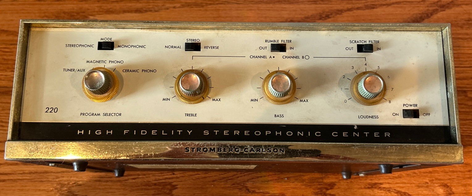 Vintage STROMBERG-CARLSON TUBE STEREO INTEGRATED AMPLIFIER ASR-220C