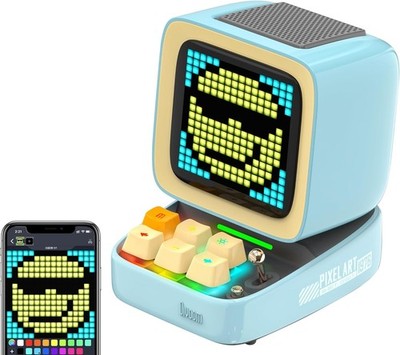 Divoom Ditoo Bluetooth Pixel Art Speaker   Retro Pixel Display & App-Steuerung  