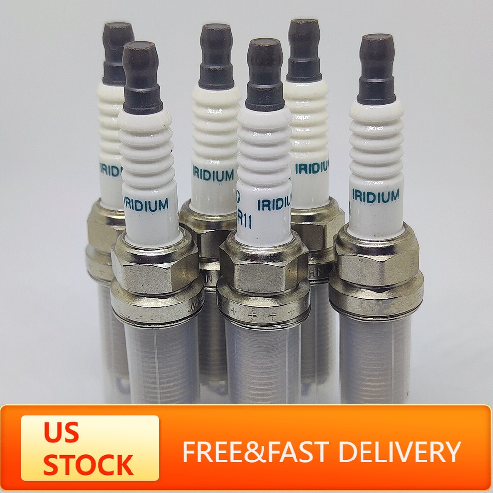 6X Spark Plug FK20HBR11 90919-01263 Fits for LEXUS IS300H Tacoma 2016-023 V6 3.5