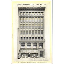 Vintage Postcard Oppenheim Collins & Co Women's Shop Philadelphia PA TI1-1