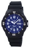 Casio Blaues Zifferblatt Timer-LüNette Tag/Datum MRW-200H-2B2V 100M Herrenuhr