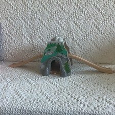 Thomas Train Wooden Railway Mountain Overpass Tunnel Bridge Waterfall  Track