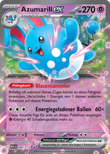 Pokemon Karte - Azumarill EX 084/217 - Erhabene Helden - Full Art - Holo
