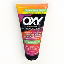 Oxy Acne Treatment Advanced Care Soothing Cream Acne Cleanser 5.75 oz