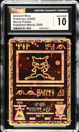 CGC 10 GEM MINT Ancient Mew Holo Holographic Pokemon 2000 WOTC Movie Promo