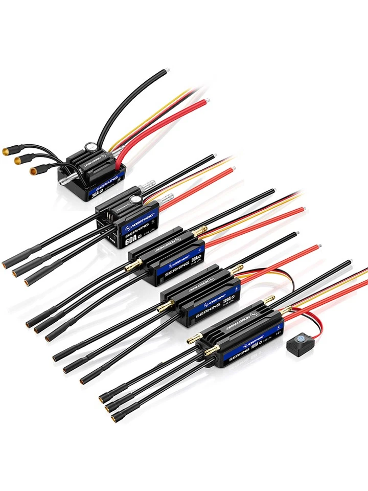 HOBBYWING Seaking V4 Sensorless Brushless ESC 30A-160A IP67 for RC Model Boats - Image 3 of 4