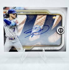 Topps 2026 Tribute Bobby Witt Jr. Prime Patch Auto #PPA-BWJ Royals 03/10