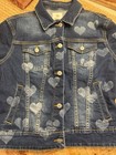 LLR LuLaRoe JAXON Denim Heart 💙 Jean Jacket Size Medium — photo 2