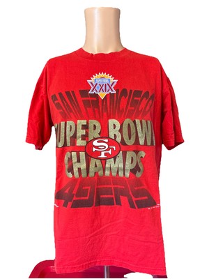 Vintage 80's San Francisco 49ers Super Bowl NUTMEG Shirt Size