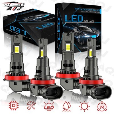 For Lexus CT200h 2011-2017 LED Headlight Bulbs White High/Low Beam H11 H11 Kit