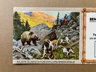 Vintage Benedict Pattern Works - Rochester, NY 1948 Calender Ad w/Hunting Scene — photo 2