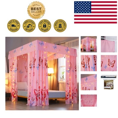 Transform Your Little Girl's Room with Princess Butterfly Canopy Curtains