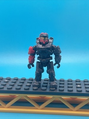 HALO MEGA CONSTRUX DARK GRAY & RED SPARTAN MARK VII MINI FIGURE HEROES 12 GNB17