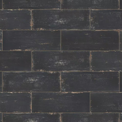 Retro Nero 8-1/4 In. X 23-1/2 In. Porcelain Floor and Wall Tile (11.12 Sq. Ft./C