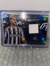 Bruno Guimaraes 25/26 Newcastle United Topps UCC Flagship Match Worn Patch Card