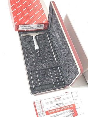 Starrett 449BZ-6R Micrometer Depth Gage with Non-Rotating Blade, 0-6'' Range Tool