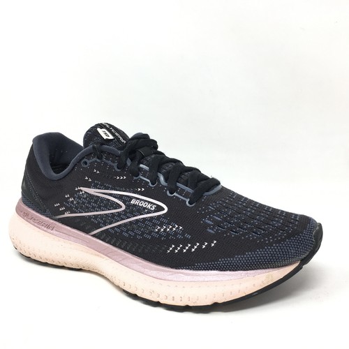 Brooks Glycerin 19 Running Shoes Sneakers Womens Size 8 D Wide Black Rose Gold