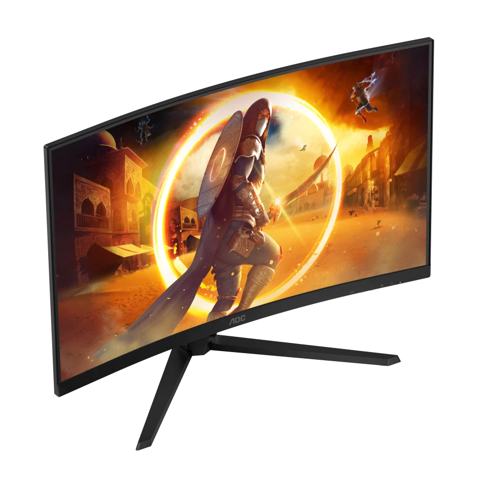 AOC Gaming CQ32G4VE 32 Zoll QHD Curved Monitor, 180 Hertz, 0.5 ms, HDR10, FreeSy - Bild 2 von 4