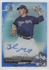2017 Bowman Draft Chrome Pick Blue Refractor 89/150 Brendan Murphy Auto 2f9
