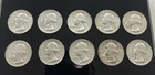 1964 Silver Washington Quarters Lot of 10 Circulated Silver 25c  W/tracking (2)