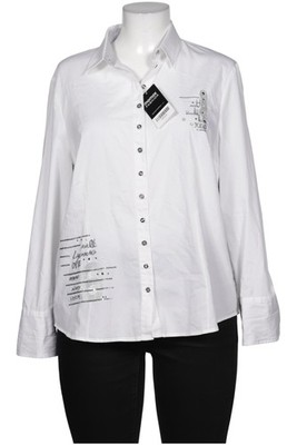 justWhite Bluse Damen Oberteil Hemd Hemdbluse Gr. 46 Weiß #fa80p0o