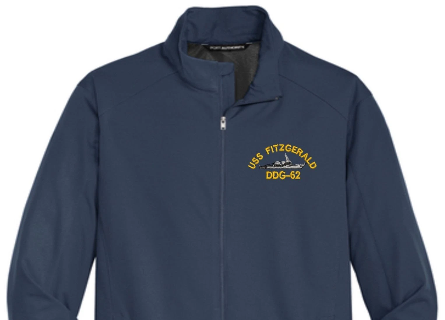 USS FITZGERALD DDG-62 Soft Shell Jacket. New. U.S. Navy