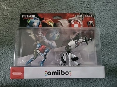 Nintendo amiibo Metroid Dread - Samus and E.M.M.I. Figures (2 Pack Set)