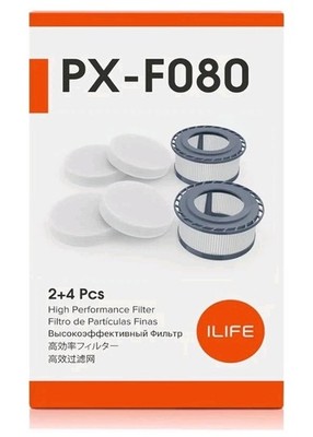 ILIFE H80 Cordless Vacuum Cleaner Replacement High Performance Filters, 2+4... 